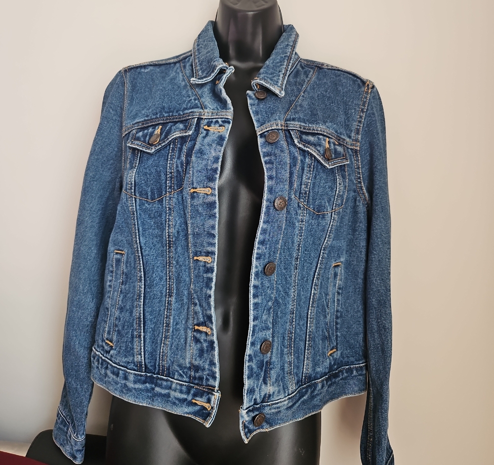 C.E Schmidt Womens Stylish Blue Denim Jacket for Women